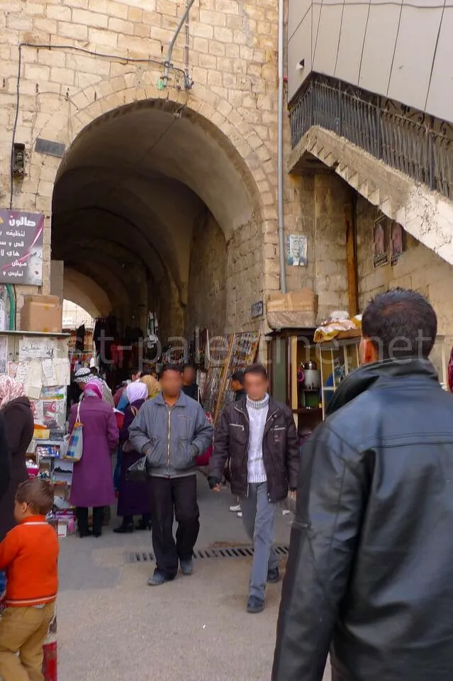 The entrance to the Old City, Nablus