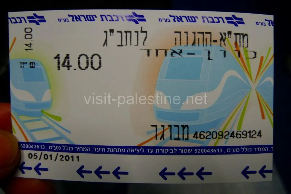 Train ticket to Ben Gurion Airport