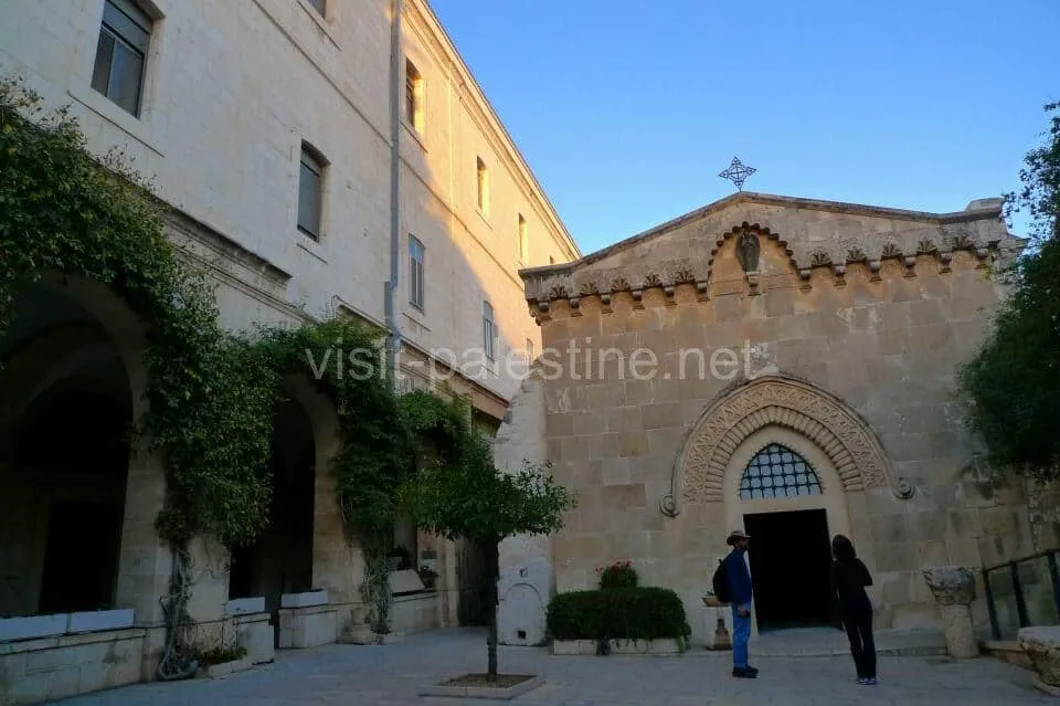 Jerusalem Via Dolorosa the 2nd station Chapel of the Flagellation